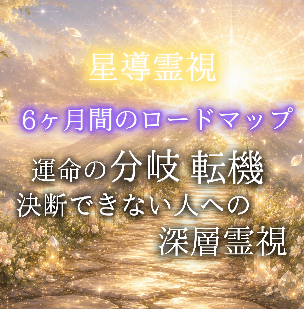 霊視で、あなたの6ヶ月ロードマップを視ます 綺麗事なし。魂が進む道を、正直に視ます。 イメージ1