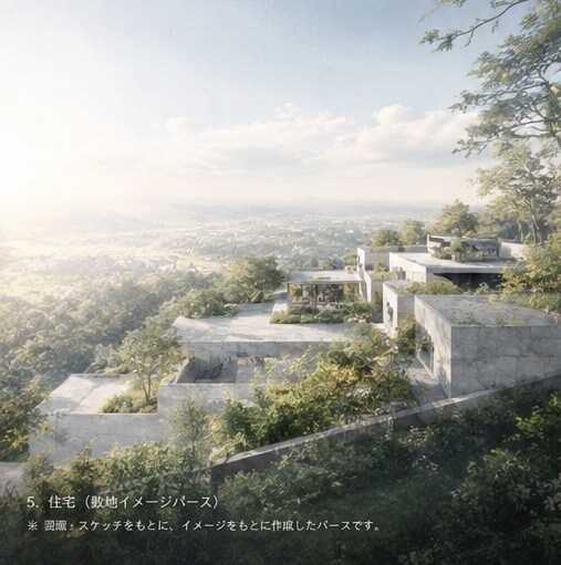 AIを活用して魅力的な建築パースを制作します あなたの頭の中にある建築のイメージをリアルなパースにします イメージ5