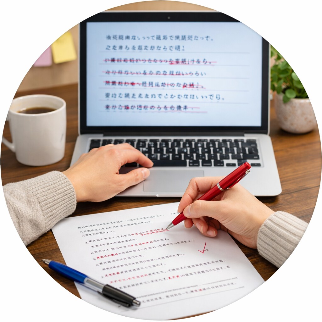 AI文章を自然で読みやすい日本語に修正しますます 平日24時間以内に対応します※短文・長文どちらも対応可能 イメージ1