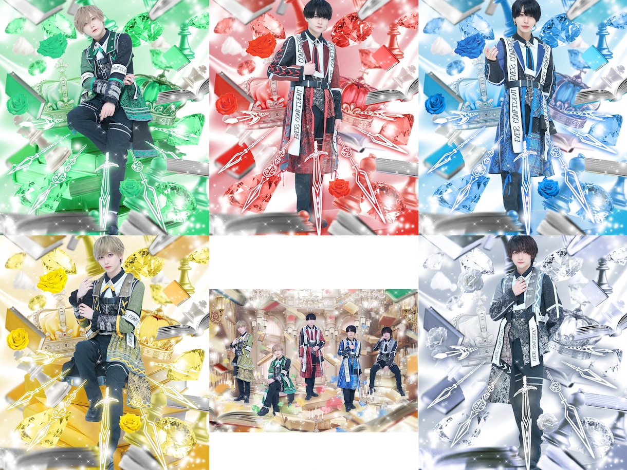 アイドル(メンズも!)のアー写デザイン承ります 納期短縮！流行りの可愛いコラージュ作ります！ イメージ3