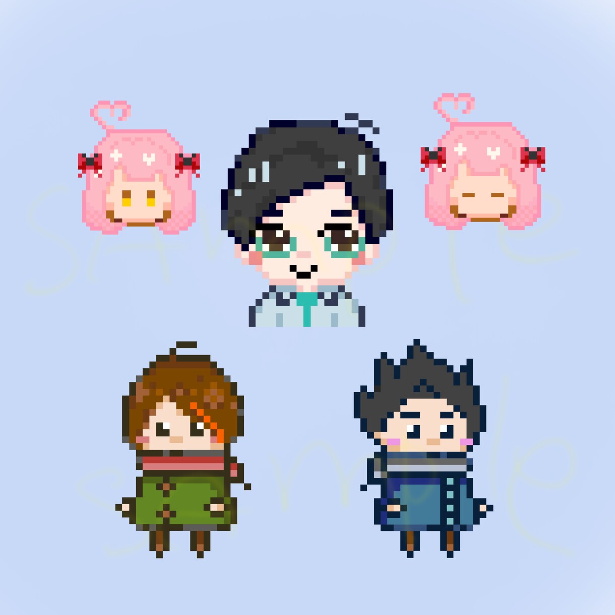 可愛いSNSアイコンを描きます 可愛いドット絵作ります！/1500円～ イメージ6