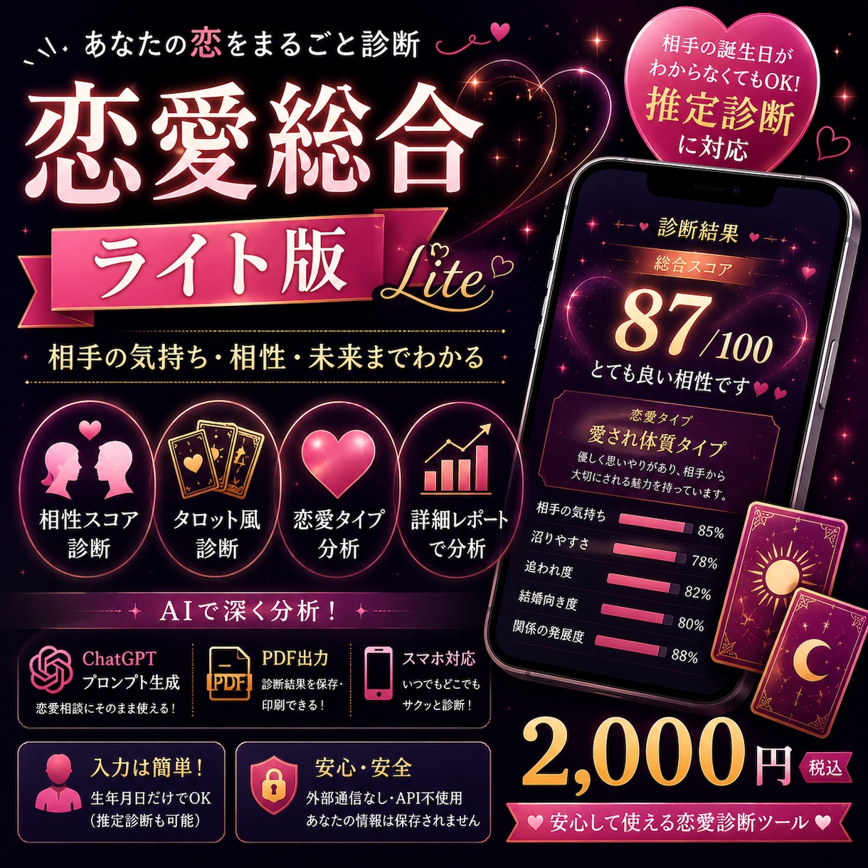 恋愛総合診断ツール ライト版