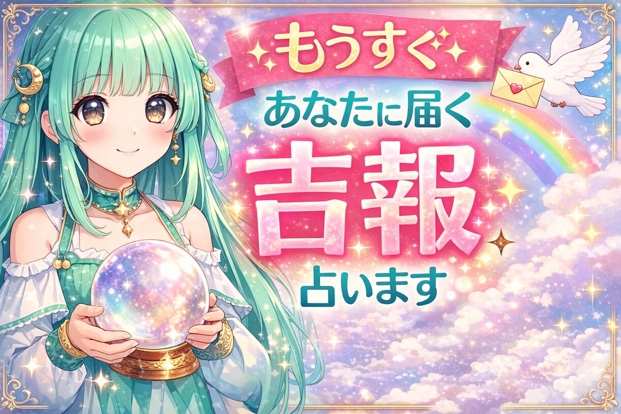 近々あなたに起こる嬉しい出来事を占います 嬉しい事、急展開する事、まもなく起こる事、終わる事や始まる事 イメージ1