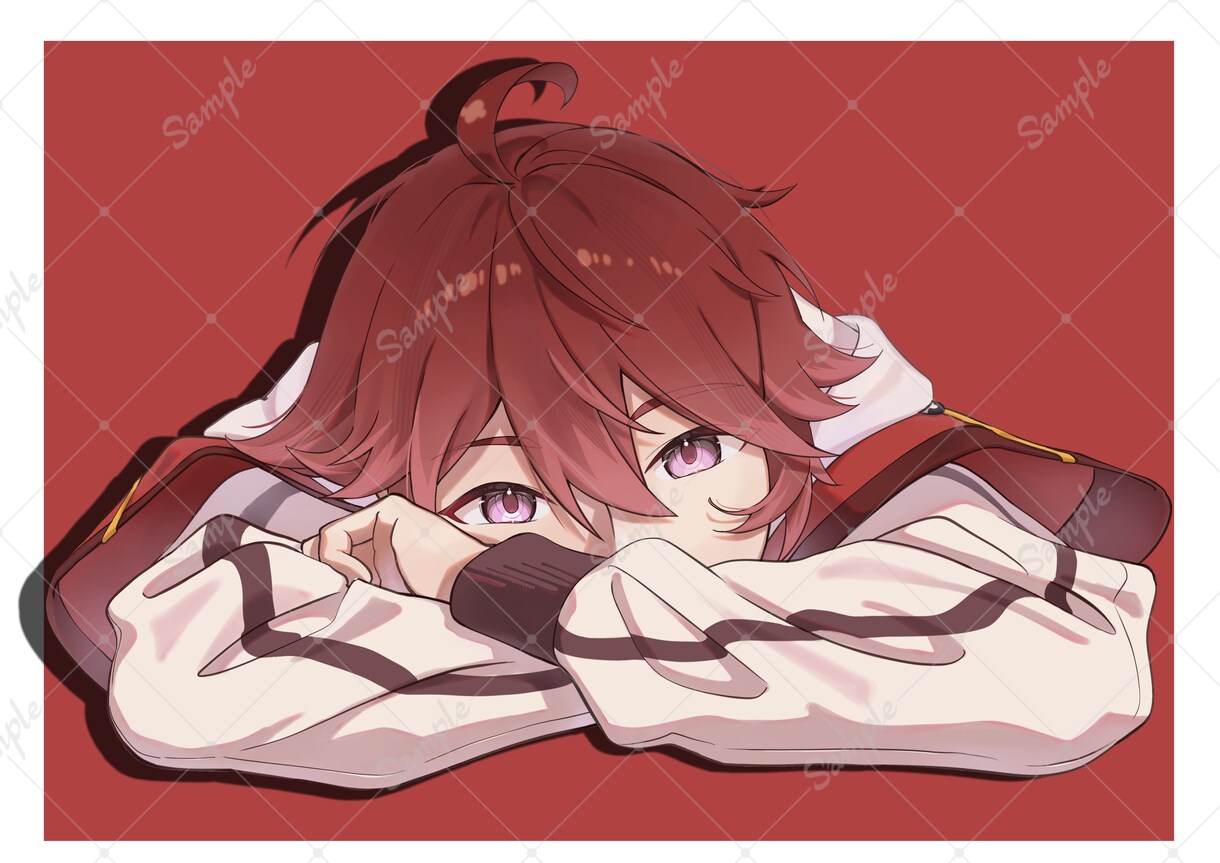 キャラメインの目を引く一枚イラスト描きます 簡易背景は無料！初めての方も丁寧に対応します イメージ5