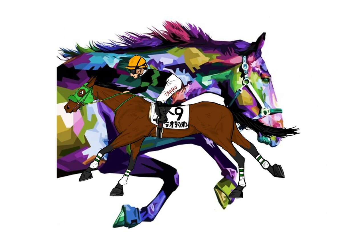 あなたの好きな競走馬描きます あなたのお好きな競走馬をイラストにしてみませんか? イメージ4