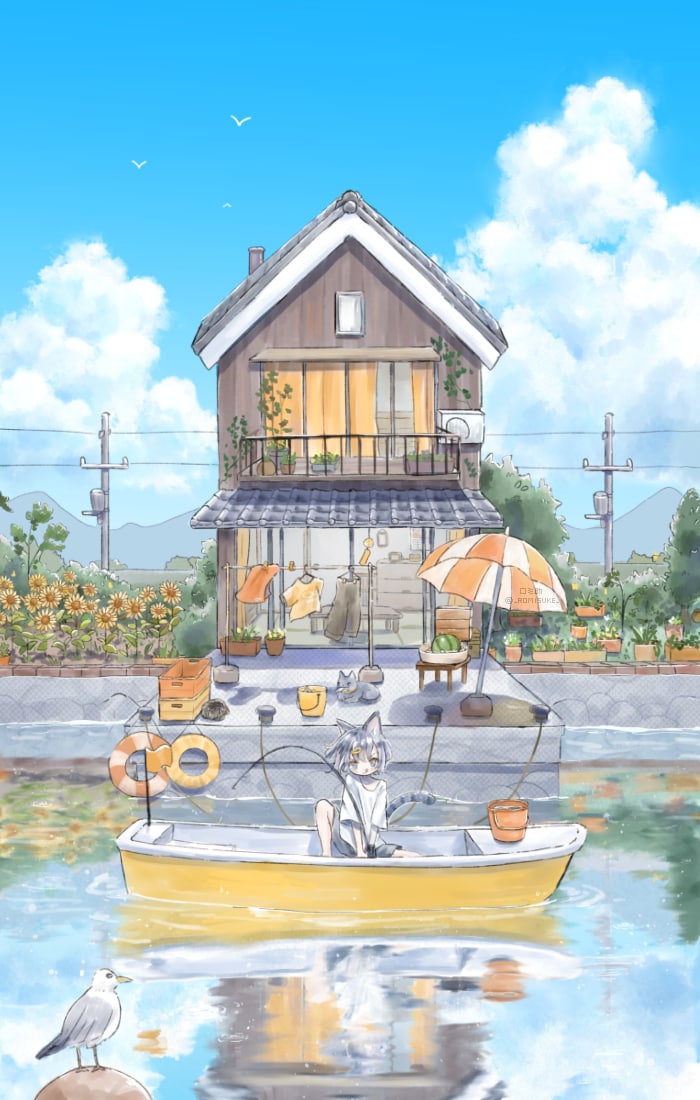 用途に応じた一枚絵などのイラスト描きます 〇風景・背景あり・キャラクターなど〇 イメージ7