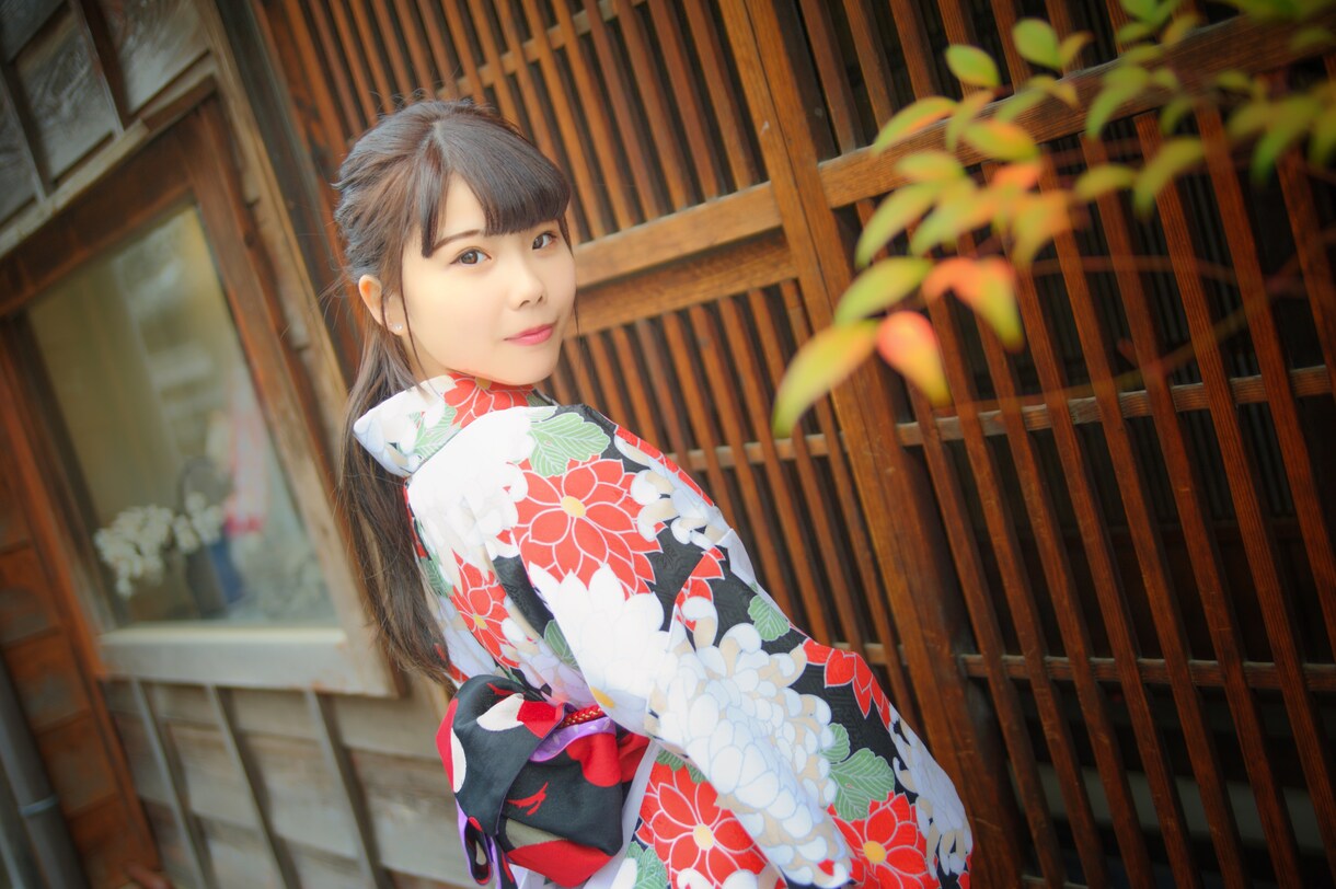 女性カメラマンが小江戸川越の和服撮影します 昼も夜も美しく！川越の着物姿をプロが思い出に写真に残します⁠ イメージ4