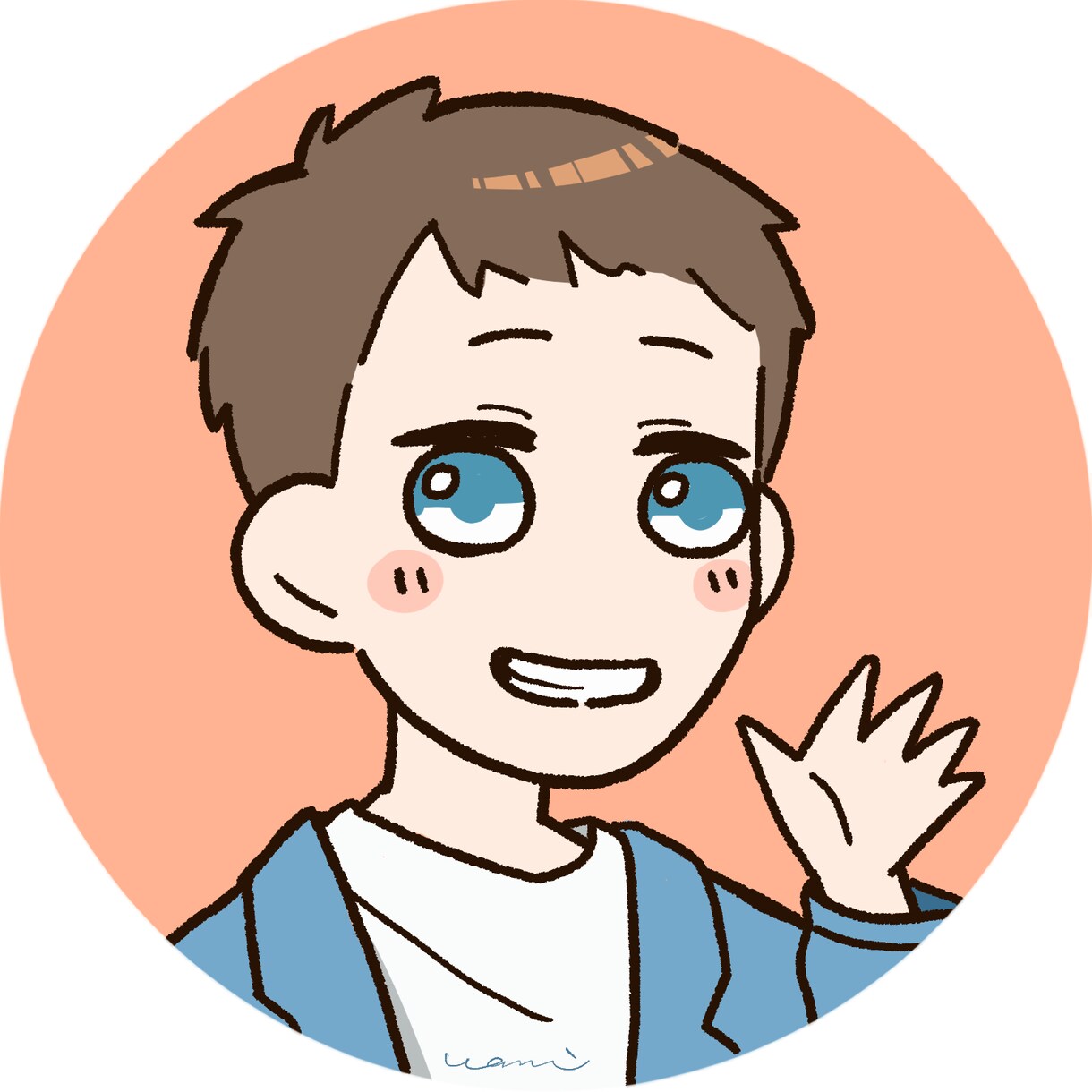 色合いがかわいいシンプルイラストお描きします SNS／ブログ用のフラットなデフォルメイラスト イメージ6