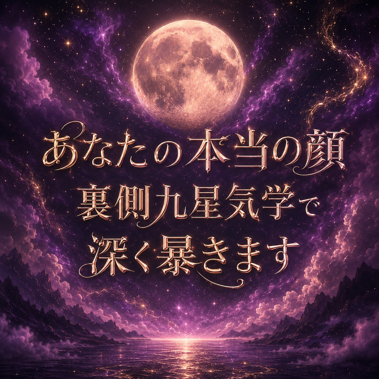 裏側九星気学｜あなたの恋愛本能を深く暴きます 片思い・交際中・不倫｜秘密厳守・20名限定モニター500円！ イメージ1