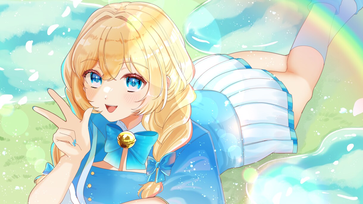 サムネに使える！一枚絵イラスト描きます 透明感のある女の子や男性が得意です！ イメージ6