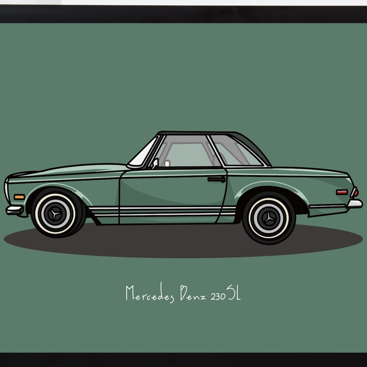 車、バイクなど乗り物のイラストお描きします ポスターにしたり、プレゼントにもぜひ！ イメージ2