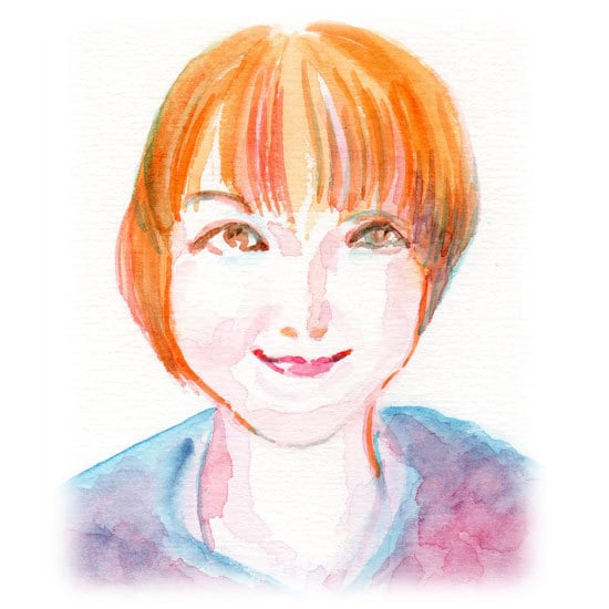 おしゃれな水彩画の似顔絵作成します 「癒される」「優しい」絵と言われる画家の描く似顔絵です。 イメージ6