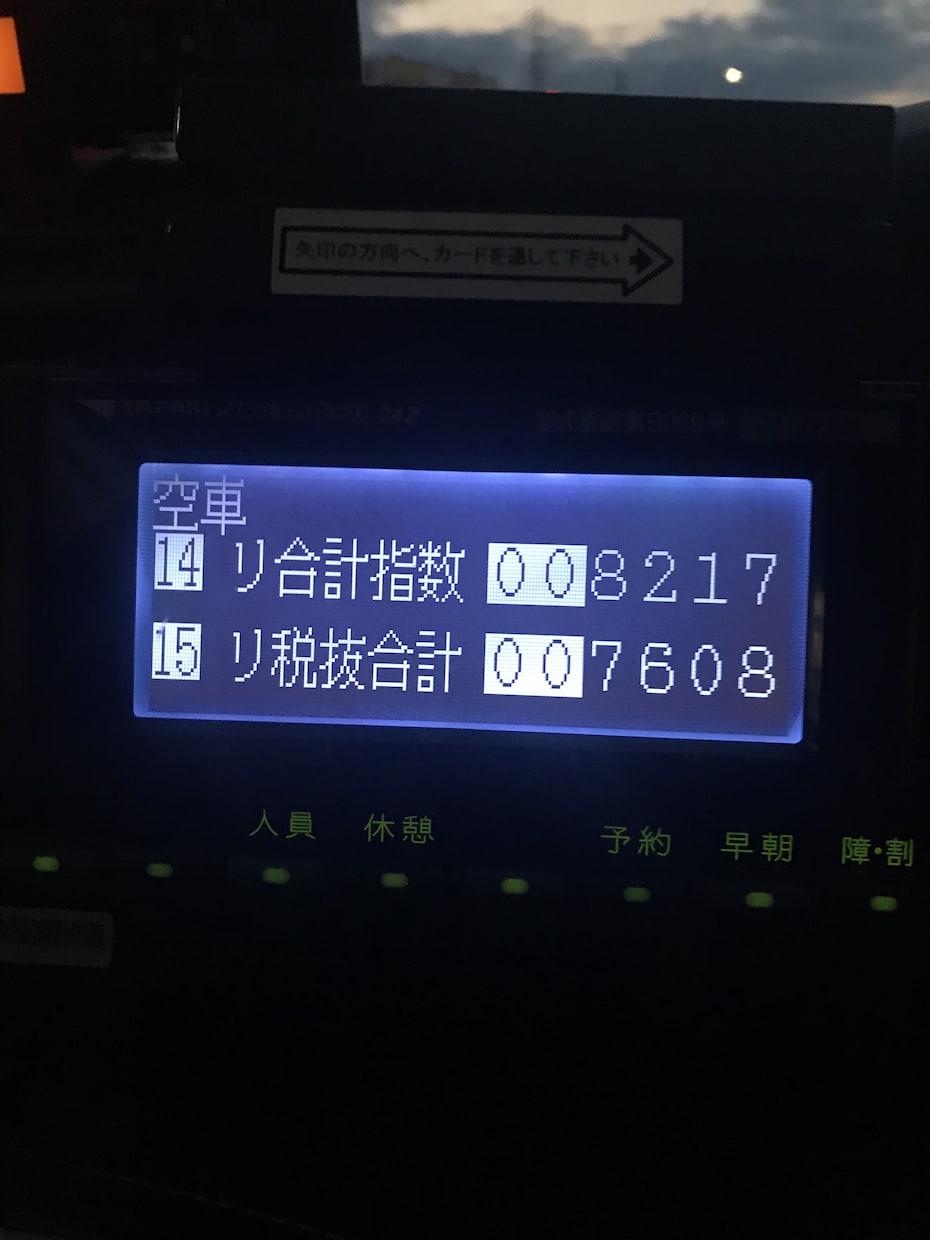 値上げ前の画像。都内でタクシー始める方に指導します 1日の売上目標10万円。貴方の不安を私がサポートします。 イメージ7