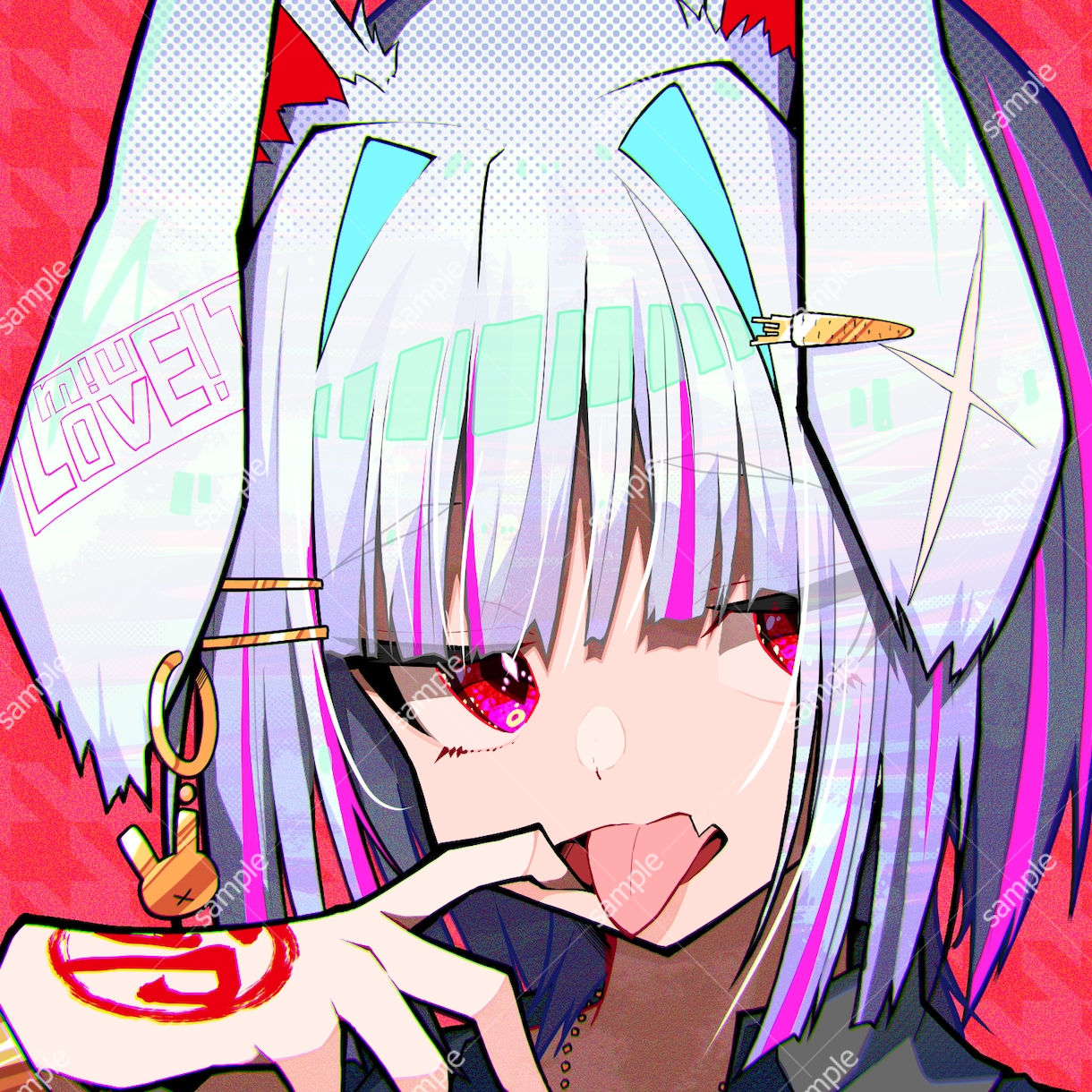 オリジナルアイコン描きます 似たような絵柄のアイコンは嫌だなぁ…と思いませんか？ イメージ8