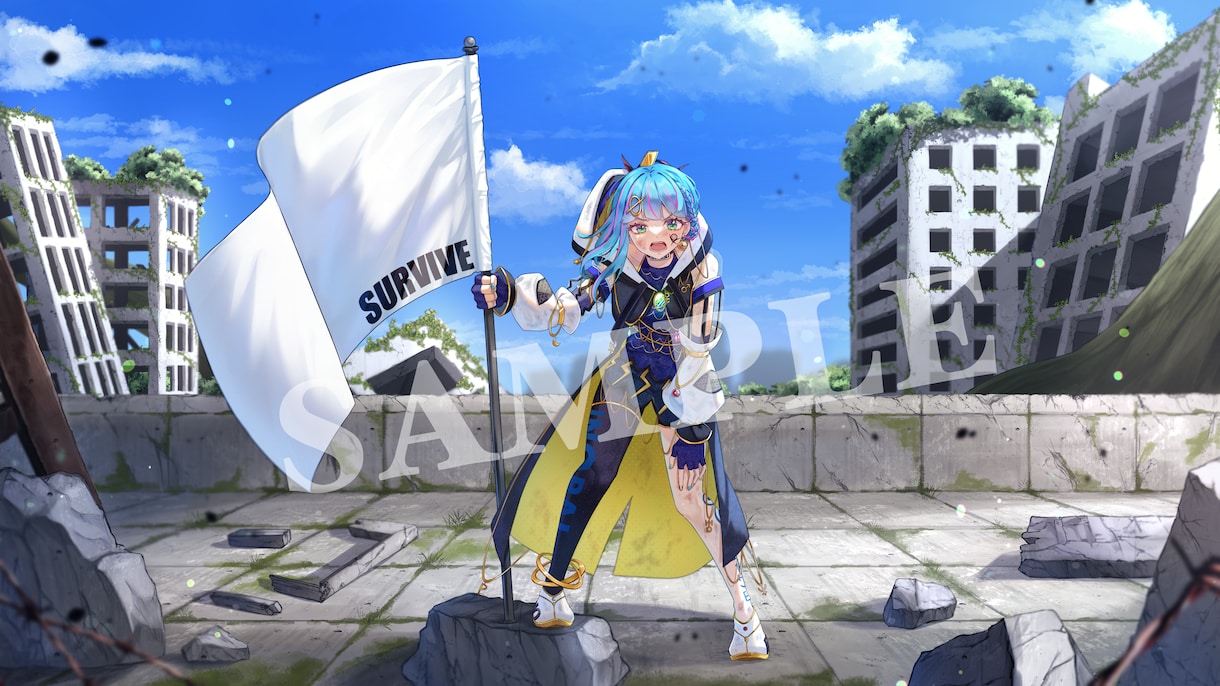 美しいイラストを魅力的にスピーディに描きます MV用、サムネイル、立ち絵、１枚絵など承ります イメージ5