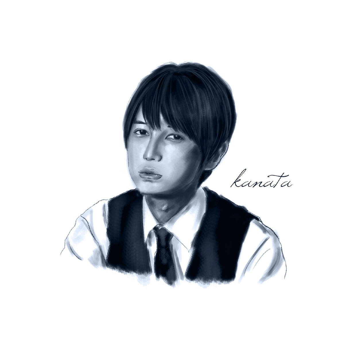 あなたのお写真を元にそっくりすぎる似顔絵描きます プレゼントやアイコンにオススメ！ イメージ2