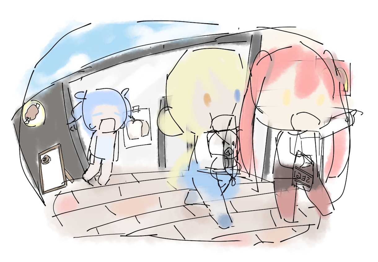 可愛いミニキャラの立ち絵制作を行います 様々なタッチやポーズであなたのキャラクターを描きます イメージ3