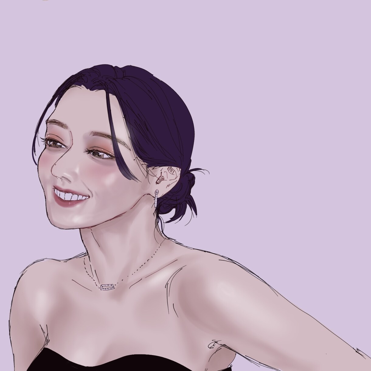 人物の似顔絵を描きます 誕生日・結婚・サプライズのお祝いにいかがですか☺️ イメージ1