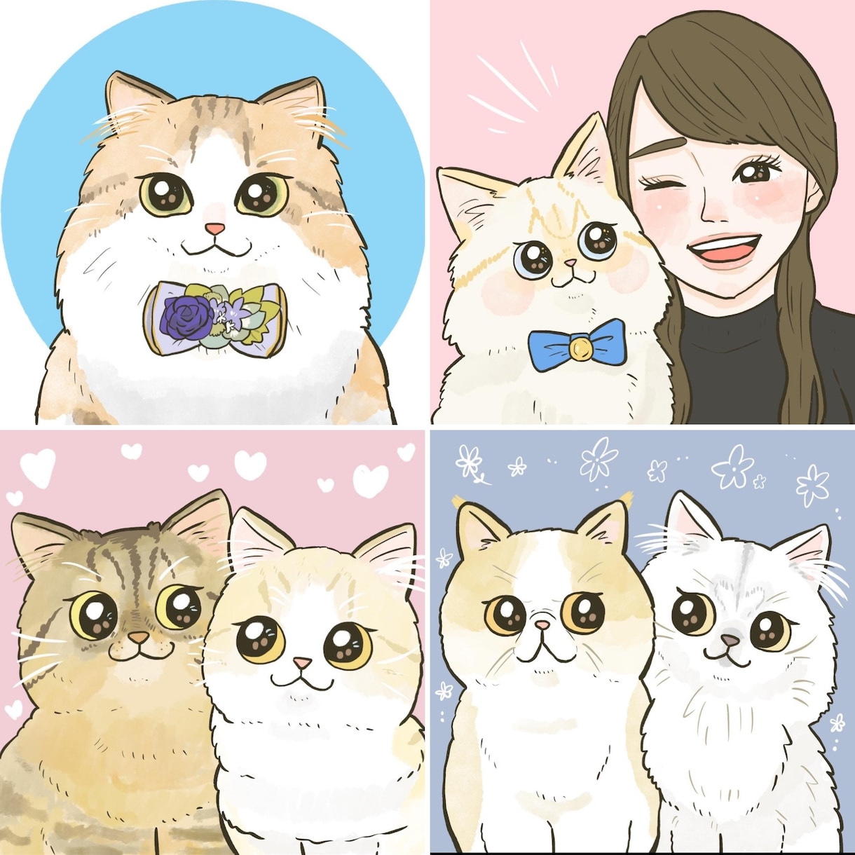 ペットの似顔絵アイコンお描きします 犬、猫、鳥などペットの似顔絵アイコンを作成致します！ イメージ6