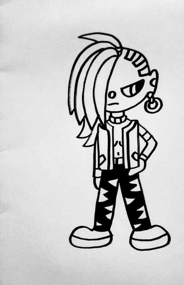 子供の落書きのようなキャラクターイラスト描きます 三次元的・立体的なデッサン力必要なイラストは他でどうぞ イメージ8