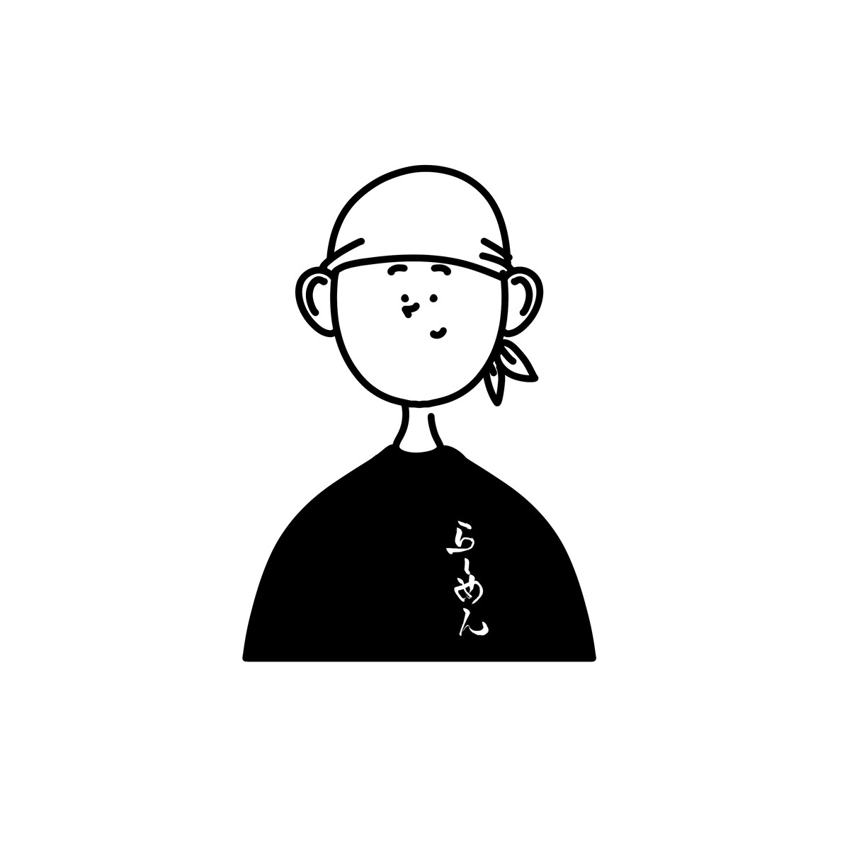 白黒のシンプルなアイコンを提供します 汎用性の高い白黒の人物イラストを破格で提供いたします！ イメージ7