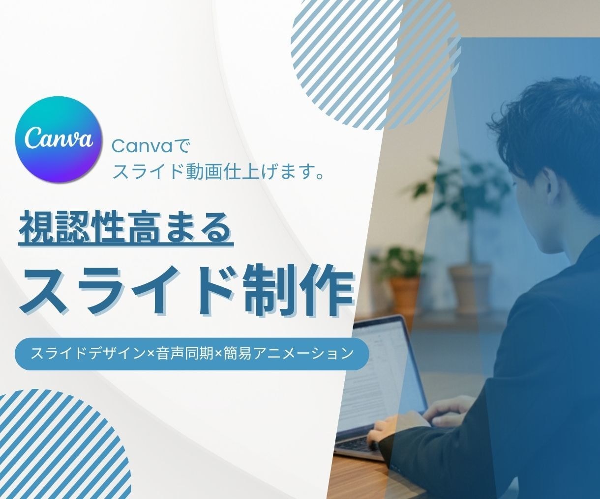 Canvaでアニメーションスライド制作します 見やすく伝わるスライドを制作します！まずはご相談ください！ イメージ1
