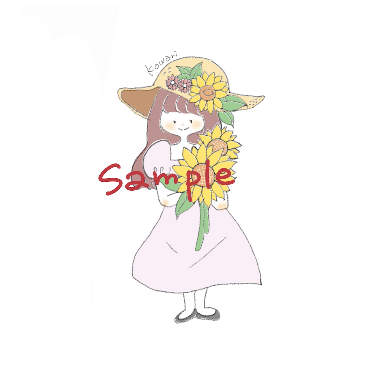 アイコン、似顔絵、ヘッダー作成します ゆるく可愛い絵本のような絵を描きます‼︎ イメージ2