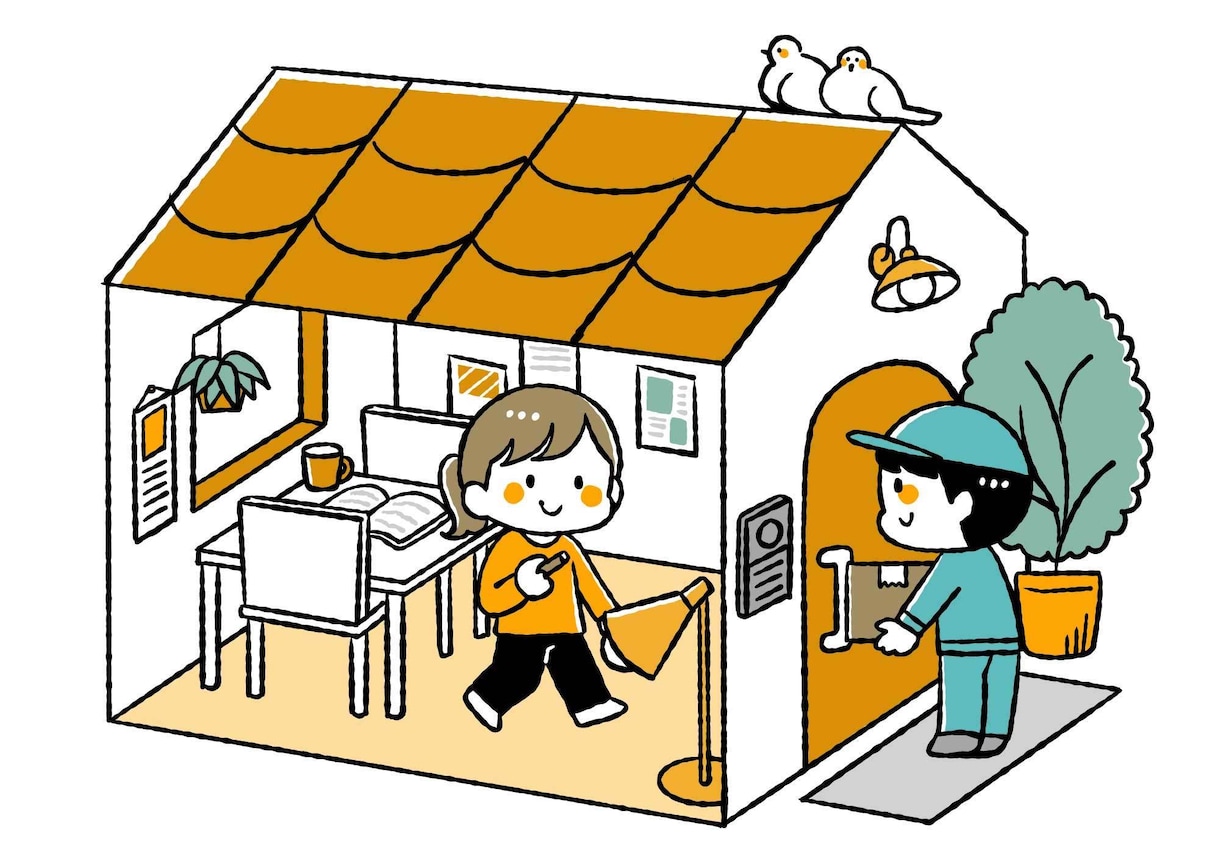 商用利用可！シンプルで優しいイラスト制作します メッセージが伝わる！挿絵・HP・チラシ等/大量注文実績あり！ イメージ7