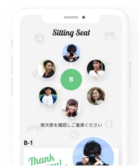 多忙の新郎新婦さん！面白いWeb席次表作ります 2人のコンセプトに合わせて作れて、準備楽チン♪費用節約♪ イメージ6