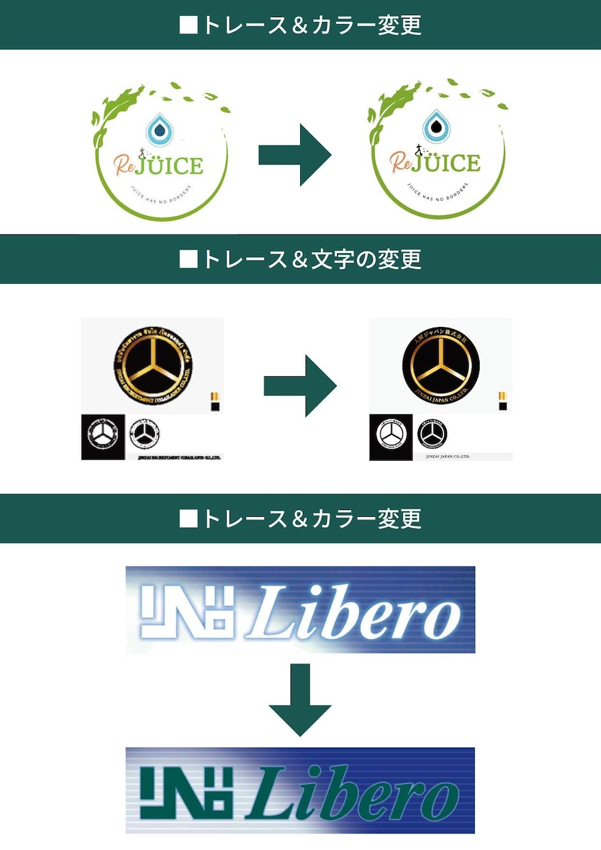 丁寧でキレイな画像トレース・データ化します はじめての方もお任せください！親切・丁寧に対応いたします！ イメージ3
