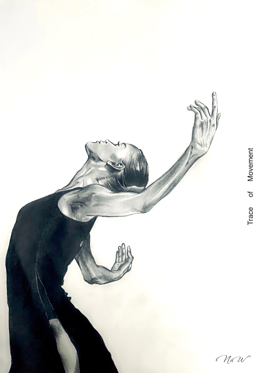 余白/躍動：アナログのペンシル画を描きます 余白と躍動を描くpencil drawing。 イメージ7