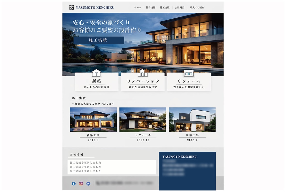 ホームページを「高品質」「格安」で制作いたします 実績多数のデザイナーが作ります!!ご安心してご依頼下さい!! イメージ2