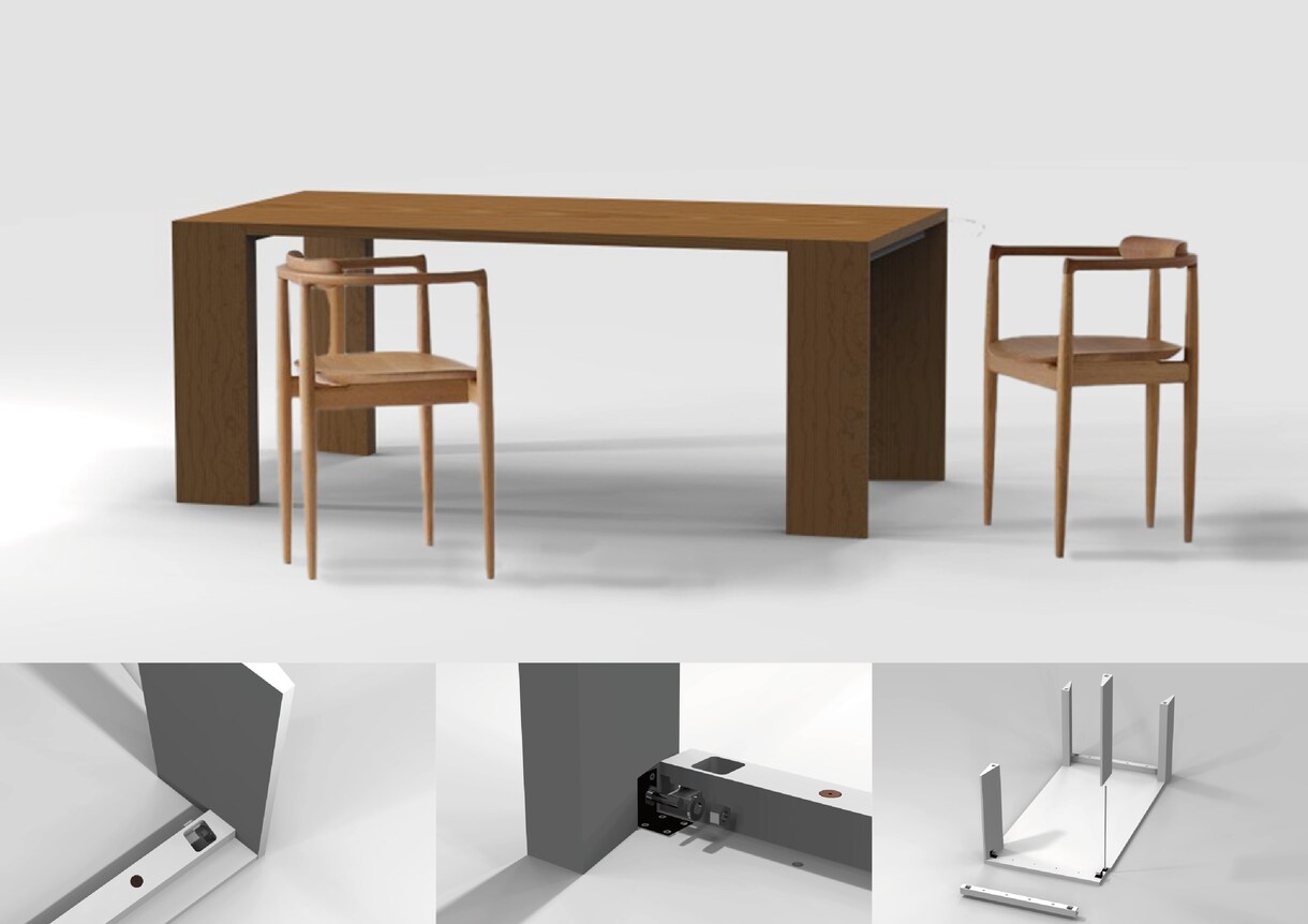 制作まで見通したデザイン設計とパース作成を行います オリジナル家具の制作、ご自宅や空間に合った家具をお求めの方へ イメージ1