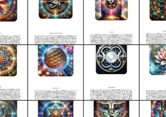 世界のスピリチュアルシンボル＆護符をお届けします ✳️美麗グラフィック＋解説PDF（プリントOK） イメージ2