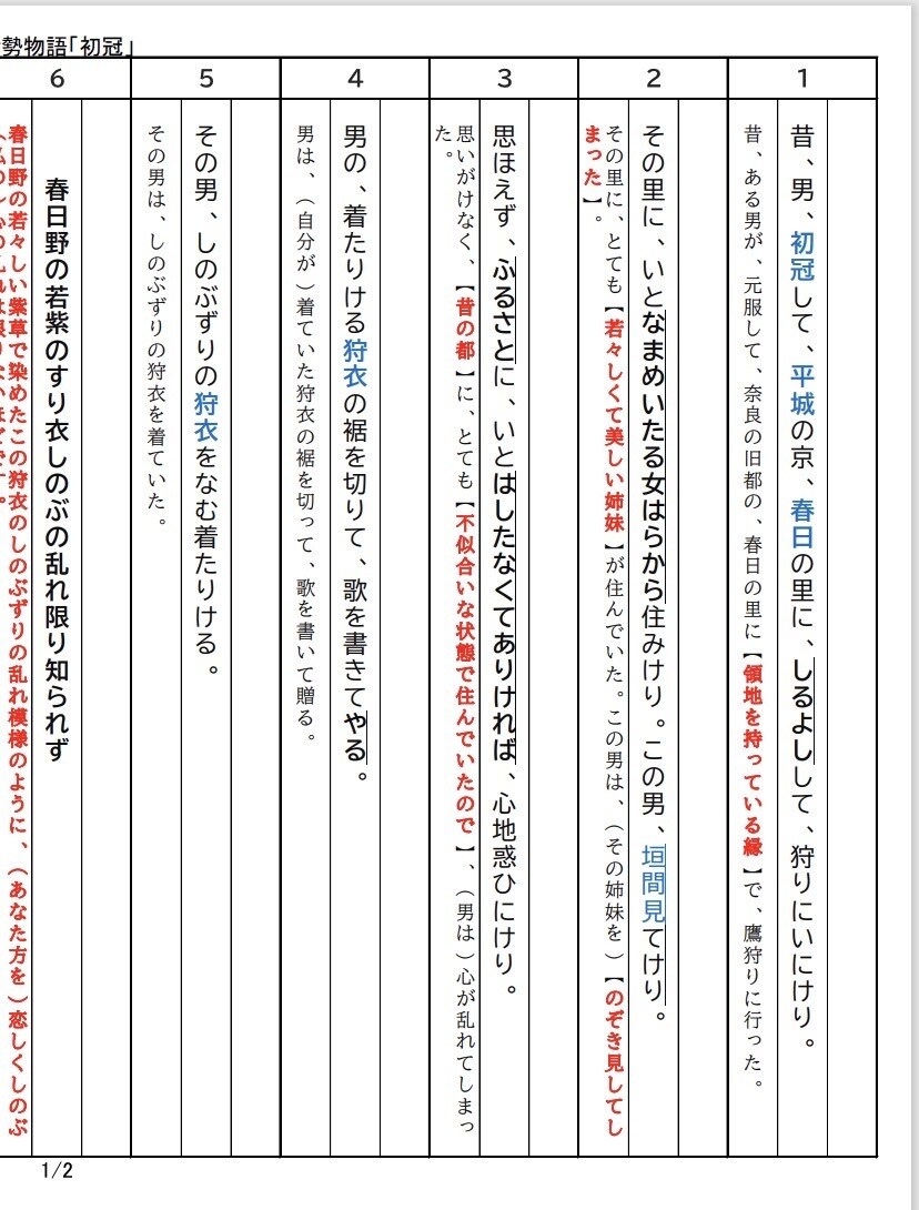 古文 漢文 定期テスト対策｜50の古典から選べます ⭐️該当作品の対策プリントを無料プレゼント。現役国語教師 イメージ2