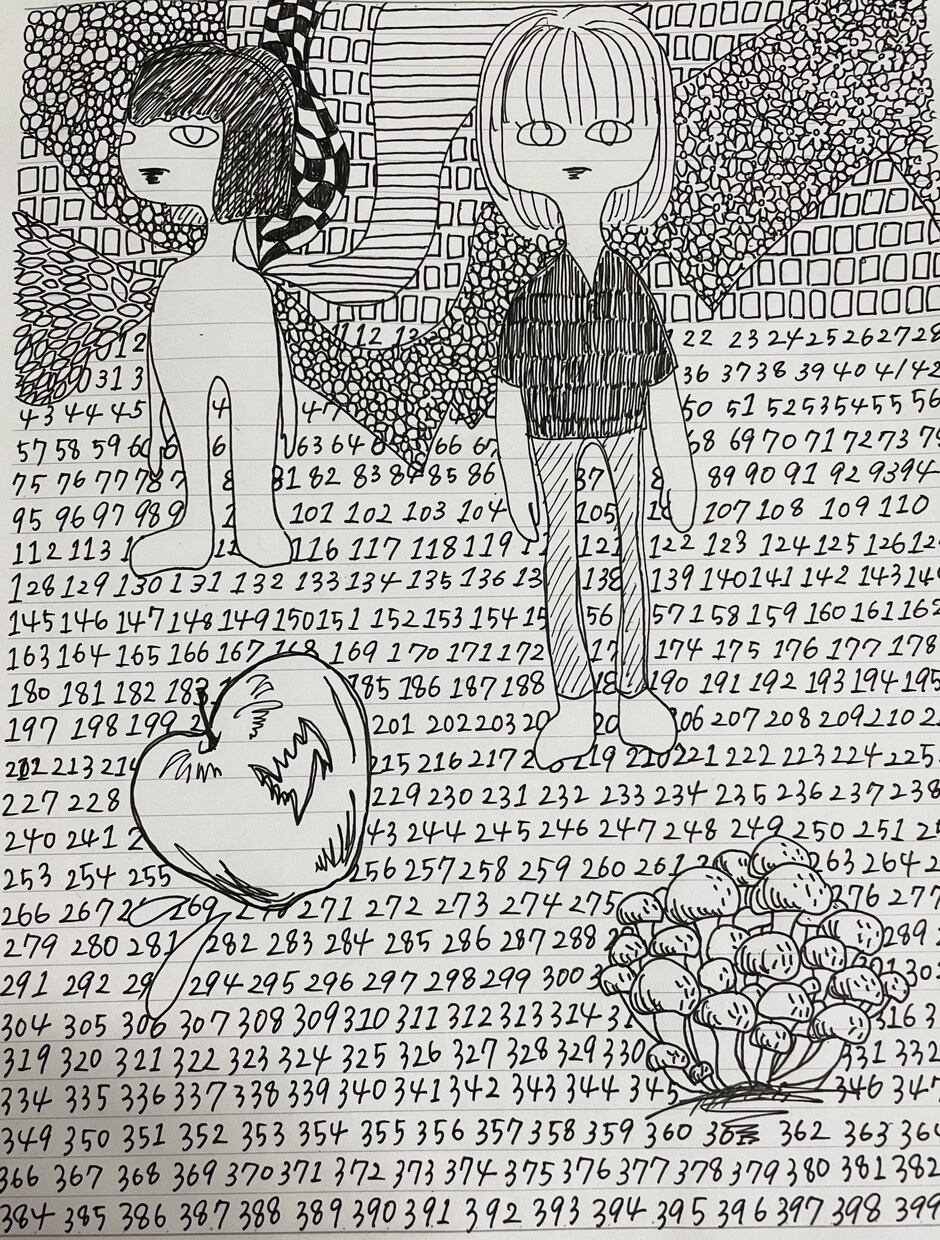 ボールペンで絵をかきます 抽象的なイメージを形で表したい方 イメージ2