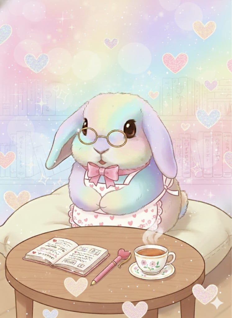 虹色のうさぎさんが優しく包み込み霊視鑑定します 恋活/復縁/婚活の悩みを解消/彼の気持ち/運命の出会い イメージ1