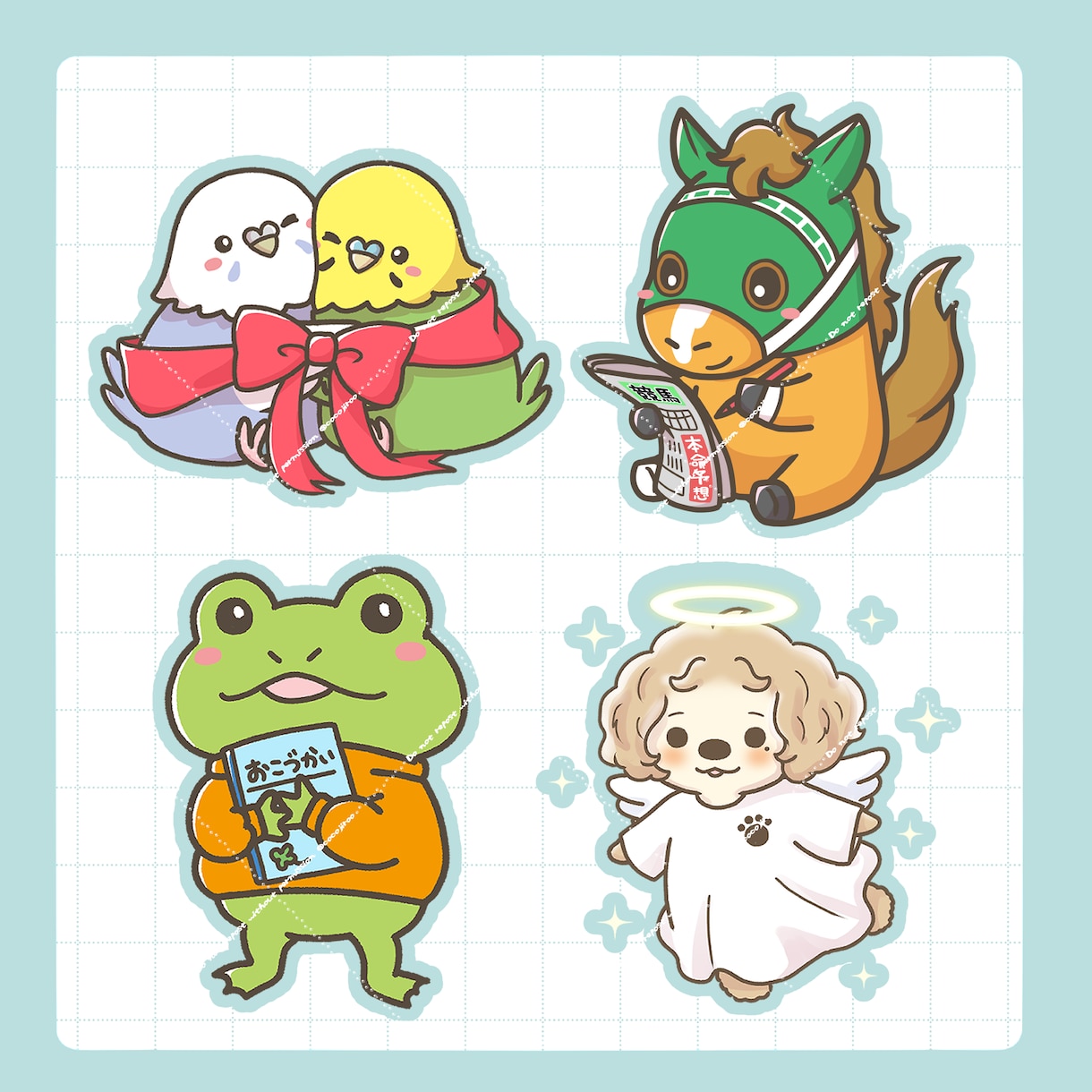 かわいい動物イラスト描きます 商用利用OK！SNS、ブログ、挿絵等に☆ イメージ4
