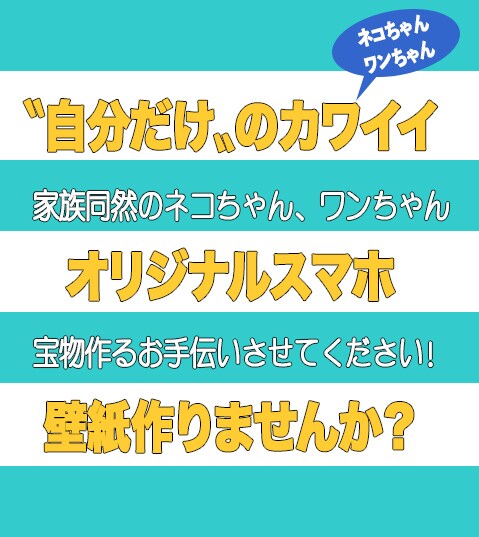 この世に1つだけ愛猫・愛犬のスマホ壁紙お作りします 愛猫・愛犬を形にした唯一無二の壁紙です。 イメージ1
