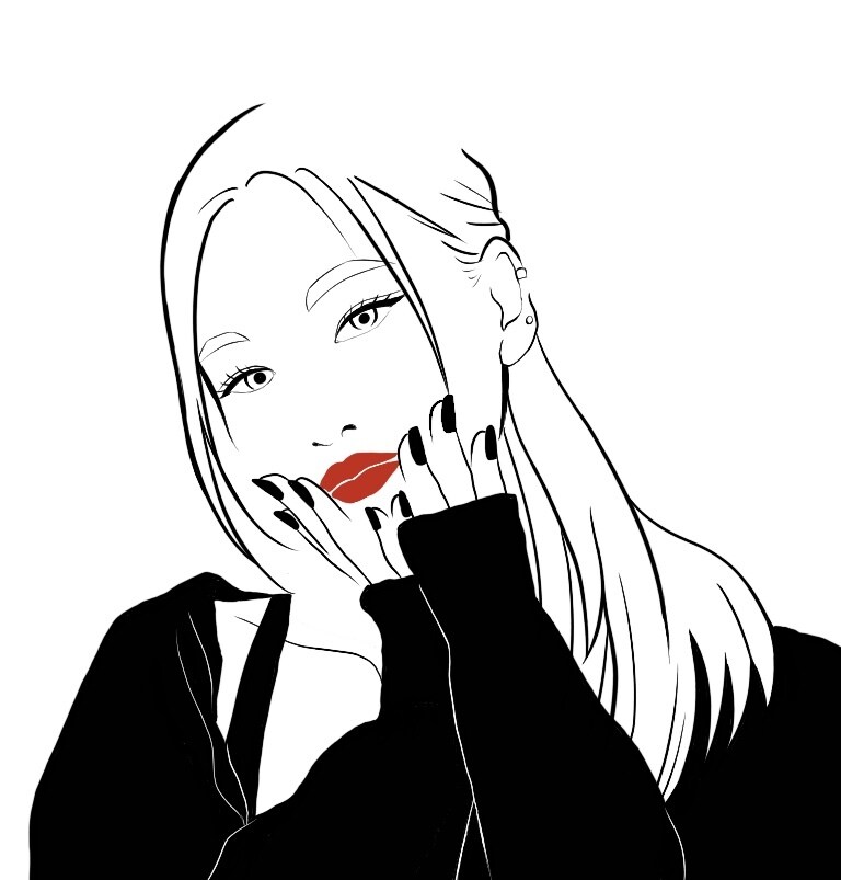シンプルでオシャレな絵描きます SNSプロフィールや、印刷してお部屋に飾ったり贈り物にも⭐︎ イメージ3