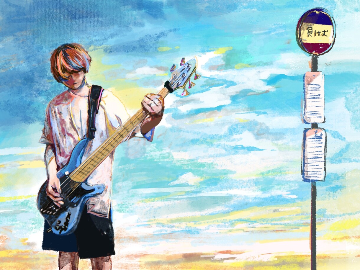歌い手やバンドMV向けの一枚絵を制作します あなたの心に刺さる絵をお届けします。 イメージ7