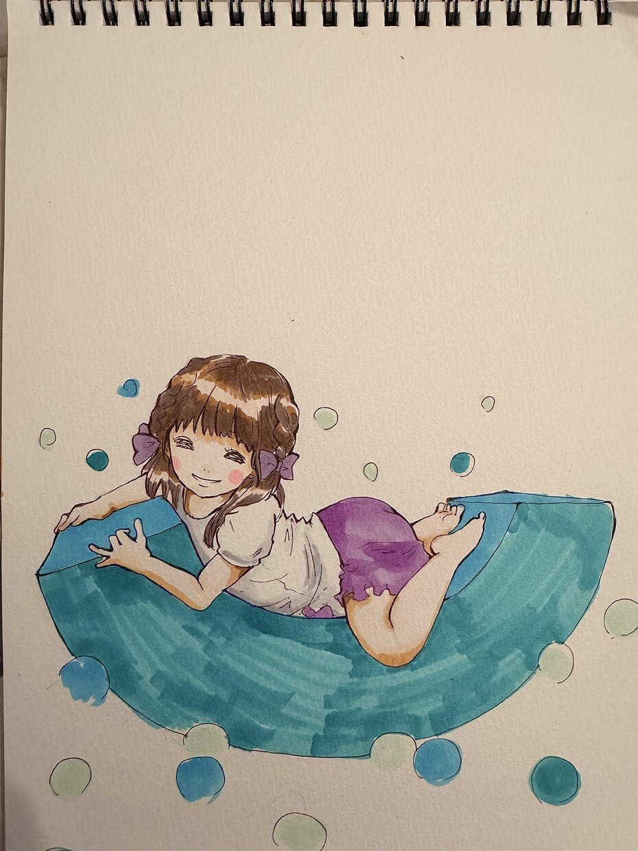 お子様の手描きイラストを制作いたします 色鉛筆orコピックで、お子様のお写真をもとイラスト化します！ イメージ4