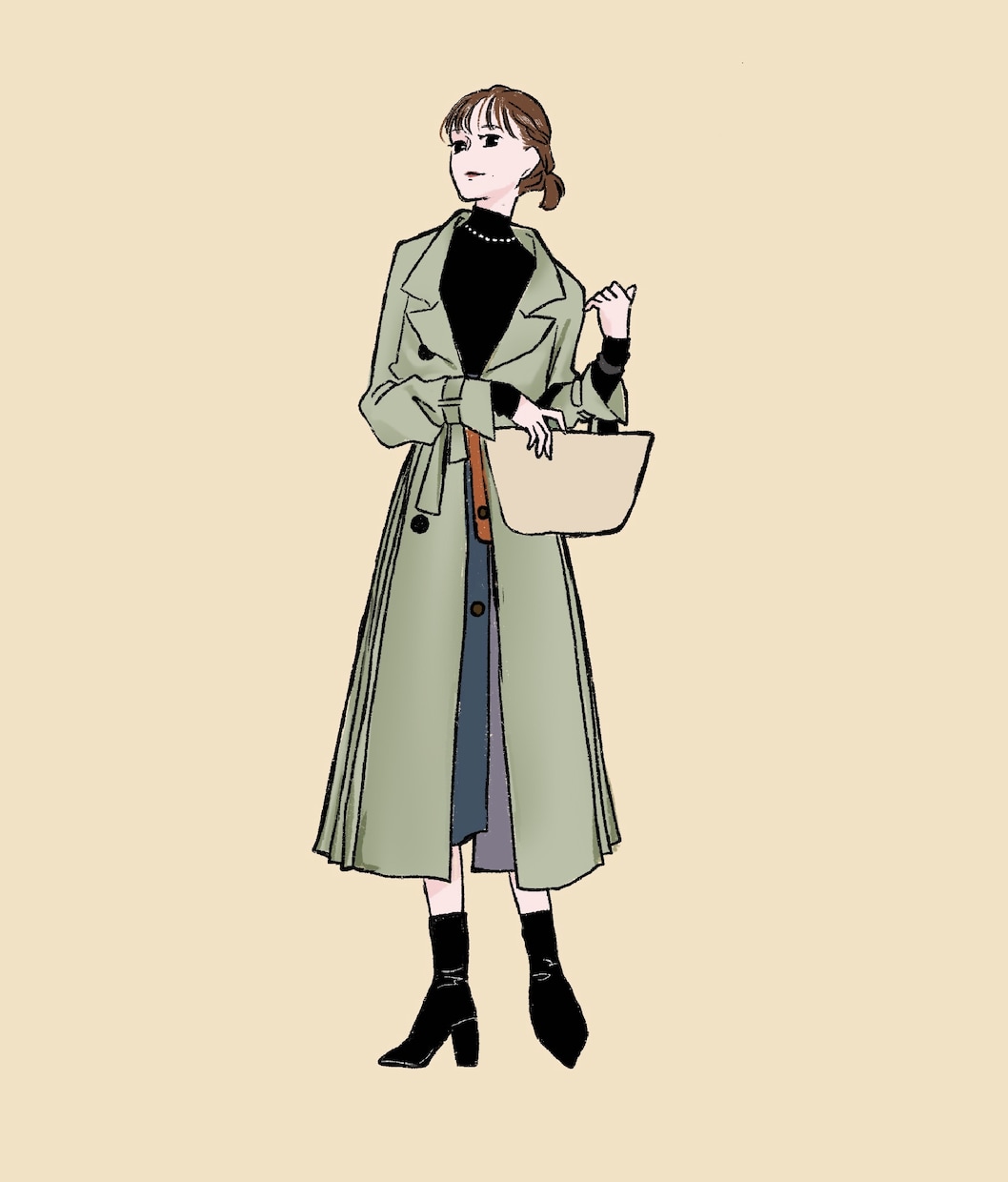 スタイリッシュな全身アイコン作成致します あなたの雰囲気に合わせた私服コーデのイラストを作成します！ イメージ5