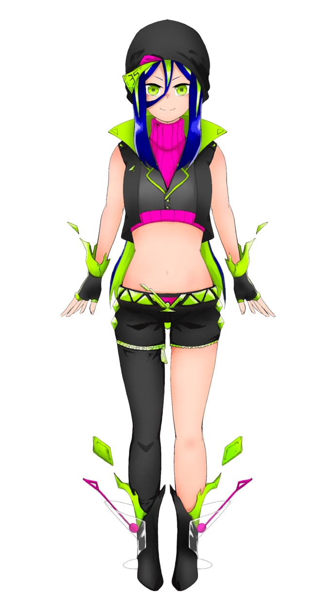 あなたのVtuberをつくります 安価で、POPに明るいキャラを目指しています イメージ1