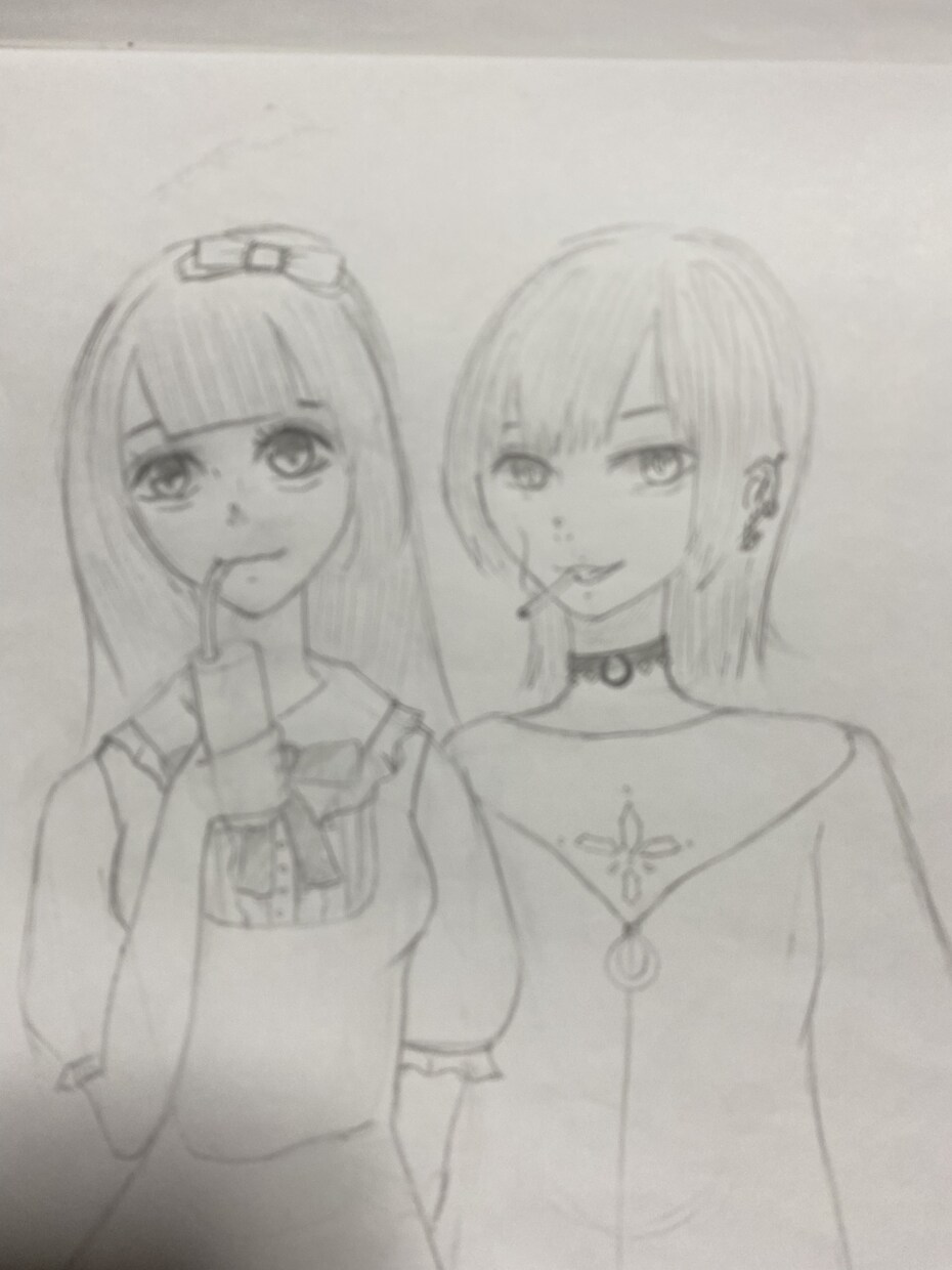 オリジナルキャラ描き【アナログで⠀】ます アナログイラスト描きますデジタルイラスト×ご了承ください。 イメージ3
