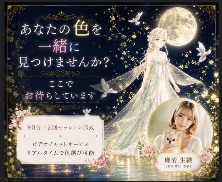 配色から心の奥の本音を読み解きます ✤心を紐解くスピリチュアルカラーセッション✤ イメージ10