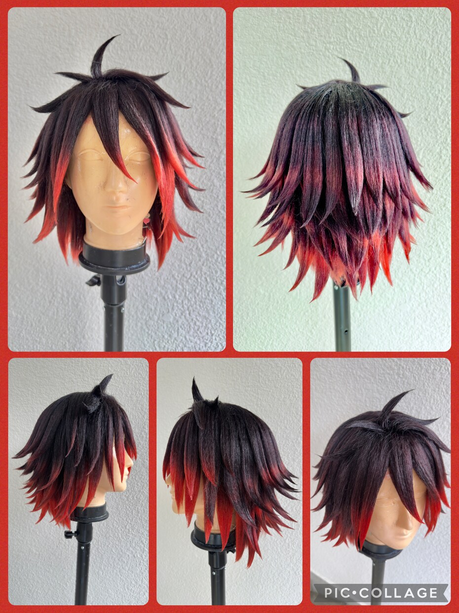 コスプレ用ウィッグオーダーメイド制作承ります お見積もりだけでもお気軽にどうぞ！ イメージ9