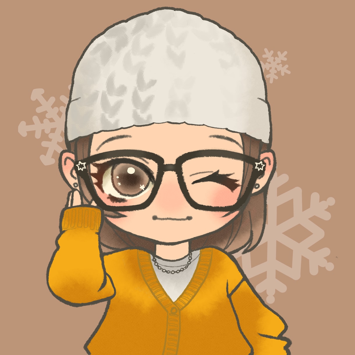 大人可愛いSNSアイコンお描きします 先着5名様まで特別価格！商用利用可。グッズ、配信OK。 イメージ1