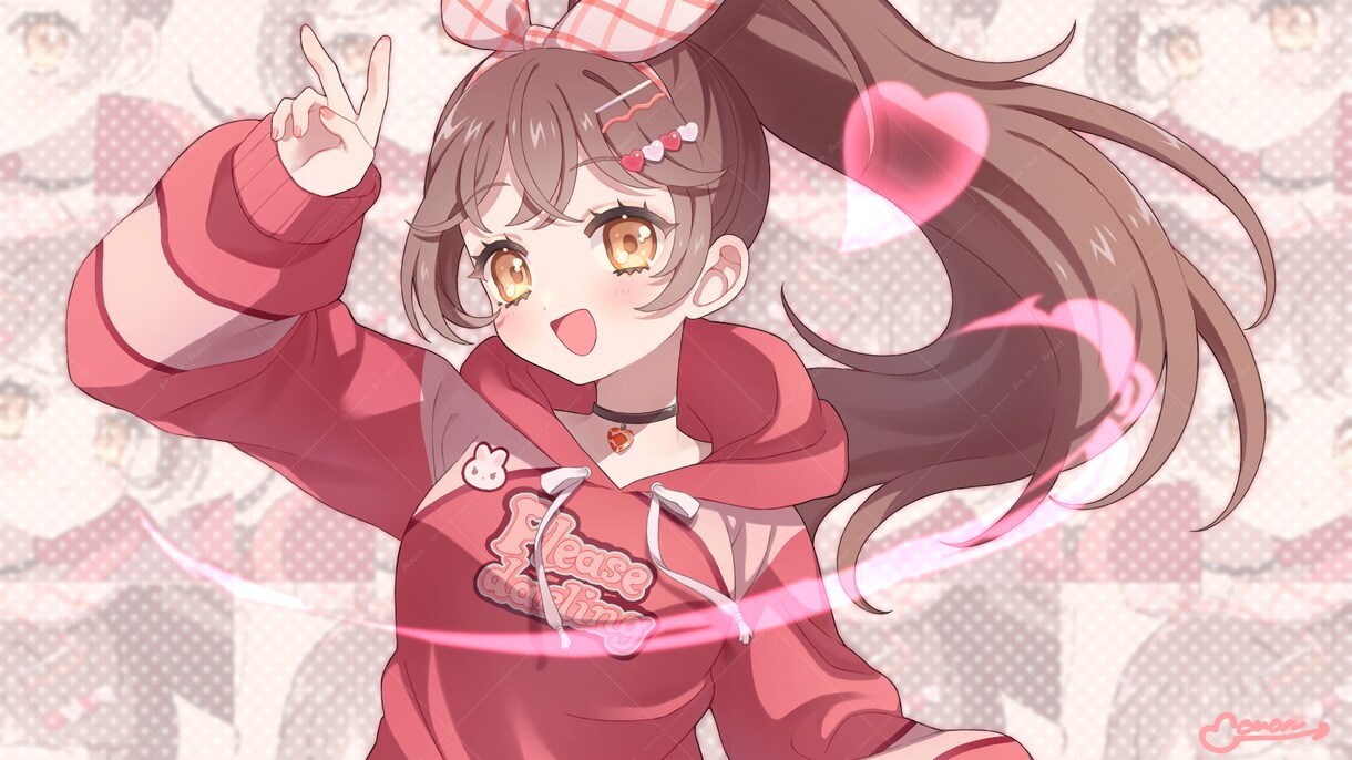 可愛くてキラキラなイラストを制作いたします キャラクターデザイン、デフォルメ、歌ってみた動画など！ イメージ7