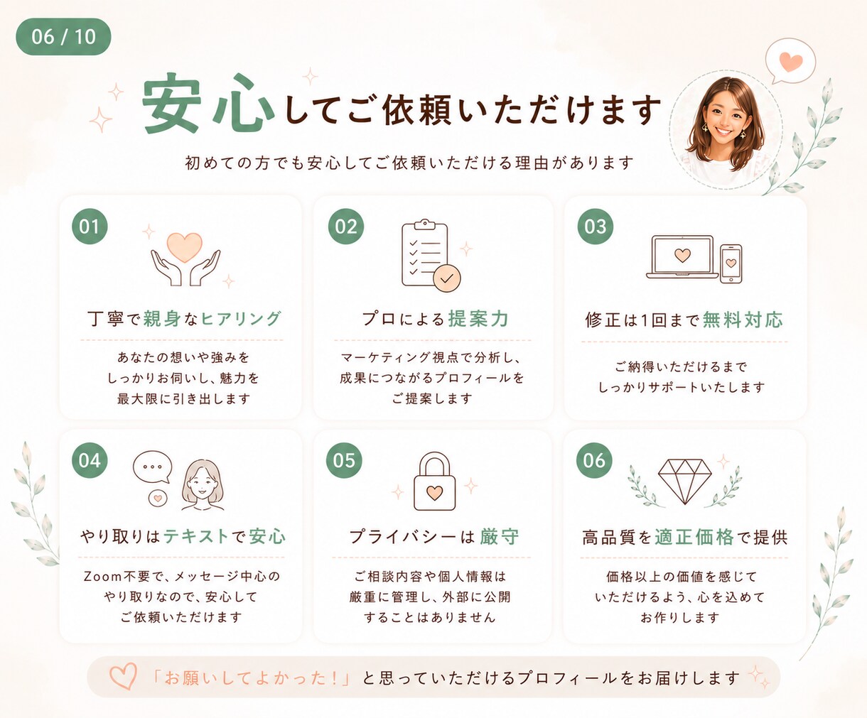 Instagramプロフィール作成します SNS集客5年×看護師｜簡単・安心してできる集客できるプロフ イメージ6